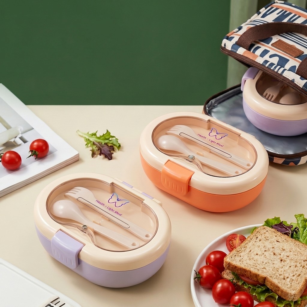 Meal Prep Kinder - 휴대용 플라스틱 도시락 어린이 학교용 누수