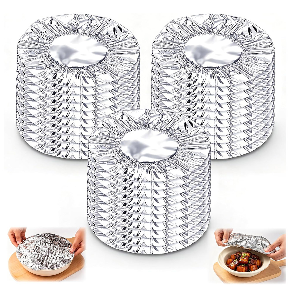 Meal Prep List - 재사용 가능한 알루미늄 호일 음식 덮개,