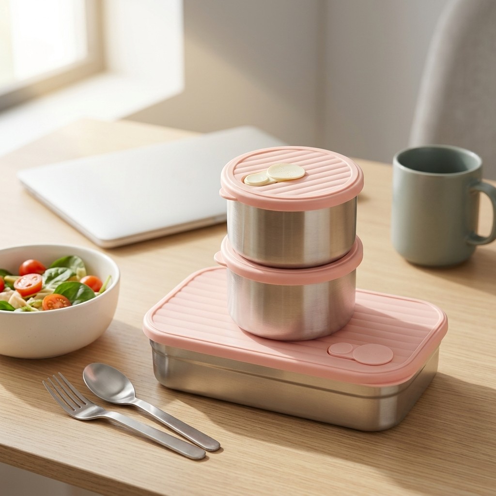 Meal Prep Kinder - 벤토 도시락 세트 전자레인지 사용 가능