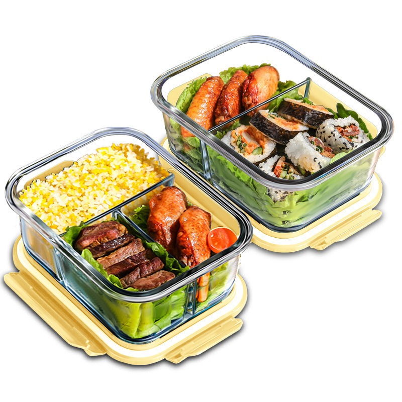 Meal Prep Glass Containers Oven Safe - 유리 신선도 유지 용기 고붕규산염 내열