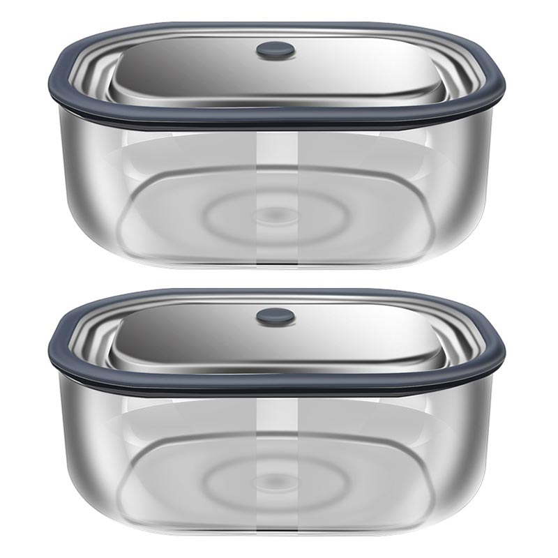 Meal Prep Glass Containers Oven Safe - 고 붕규산염 유리 직사각형 도시락 상자,