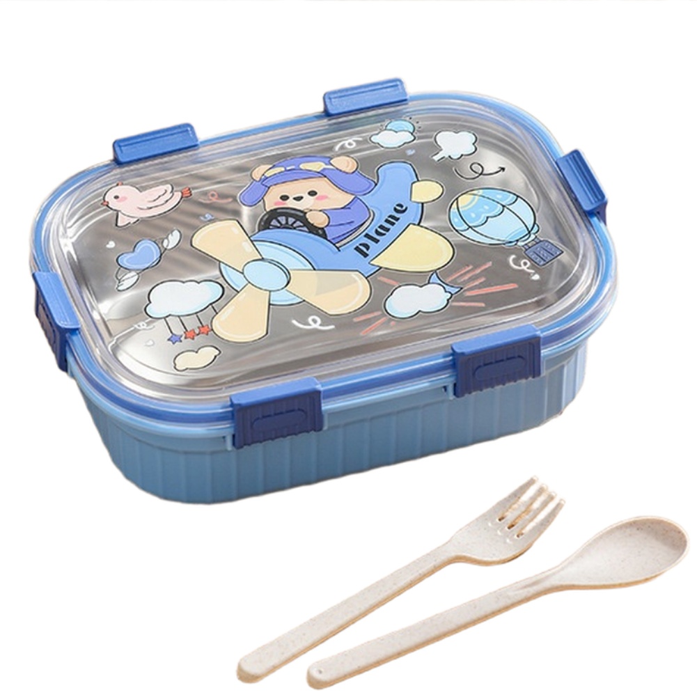Meal Prep Made Easy - 밀프렙 용기 1000ml, 3칸 분리형, PP