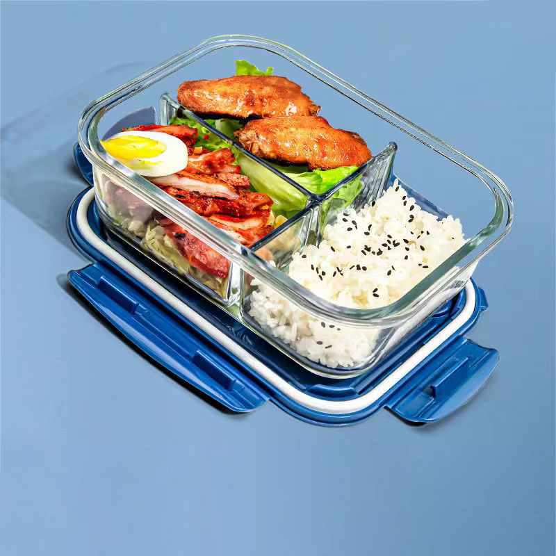 Meal Prep Glass Containers Oven Safe - 새로운 스타일 도시락 상자 유리 1050ml