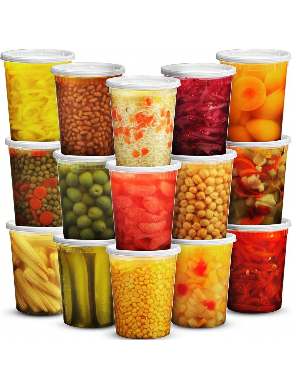 뚜껑이 있는 플라스틱 델리 용기, 식품 보관 용기, 뚜 - Meal Prep List 리뷰 및 가격