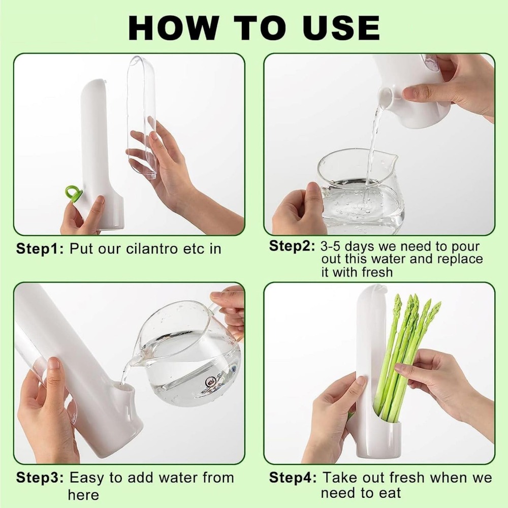 허브 보호기 보관 용기 신선한 허브 키퍼 바닐라 야채  - Herb Keeper Bottle 리뷰 및 가격
