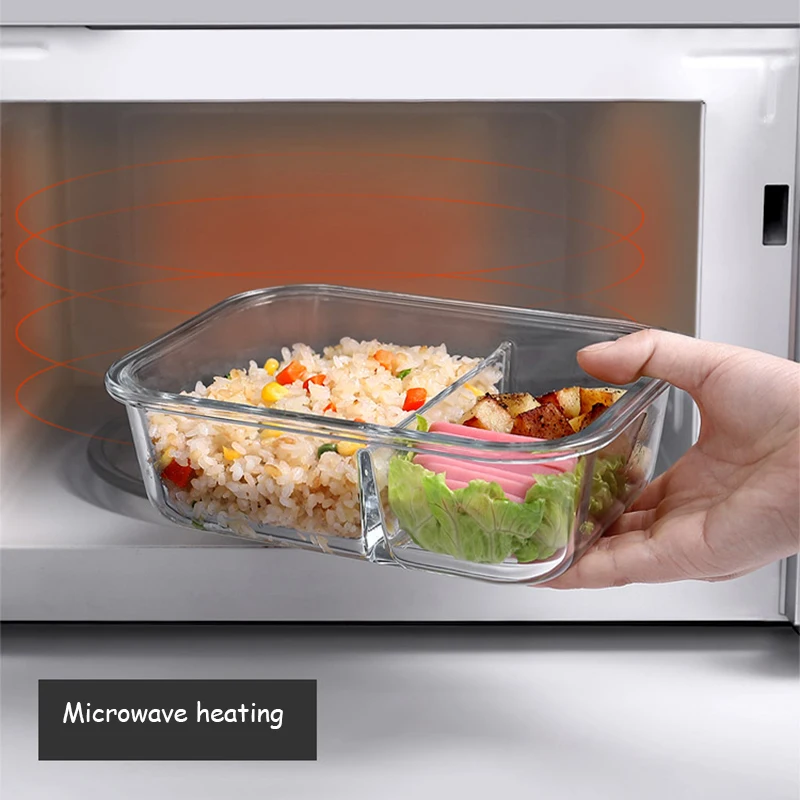 뚜껑이 있는 유리 도시락 상자, 밀폐 신선도 유지 상자 - Meal Prep Glass Containers Oven Safe 리뷰 및 가격