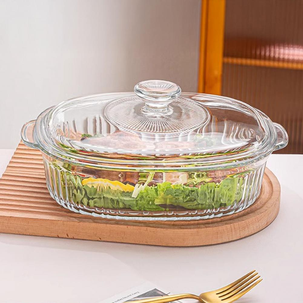 전자레인지 사용 가능 내열 유리 베이킹 접시 손잡이가  - Meal Prep Glass Containers Oven Safe 리뷰 및 가격