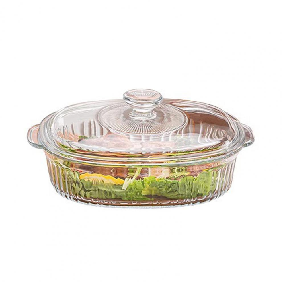 전자레인지 사용 가능 내열 유리 베이킹 접시 손잡이가  - Meal Prep Glass Containers Oven Safe 리뷰 및 가격