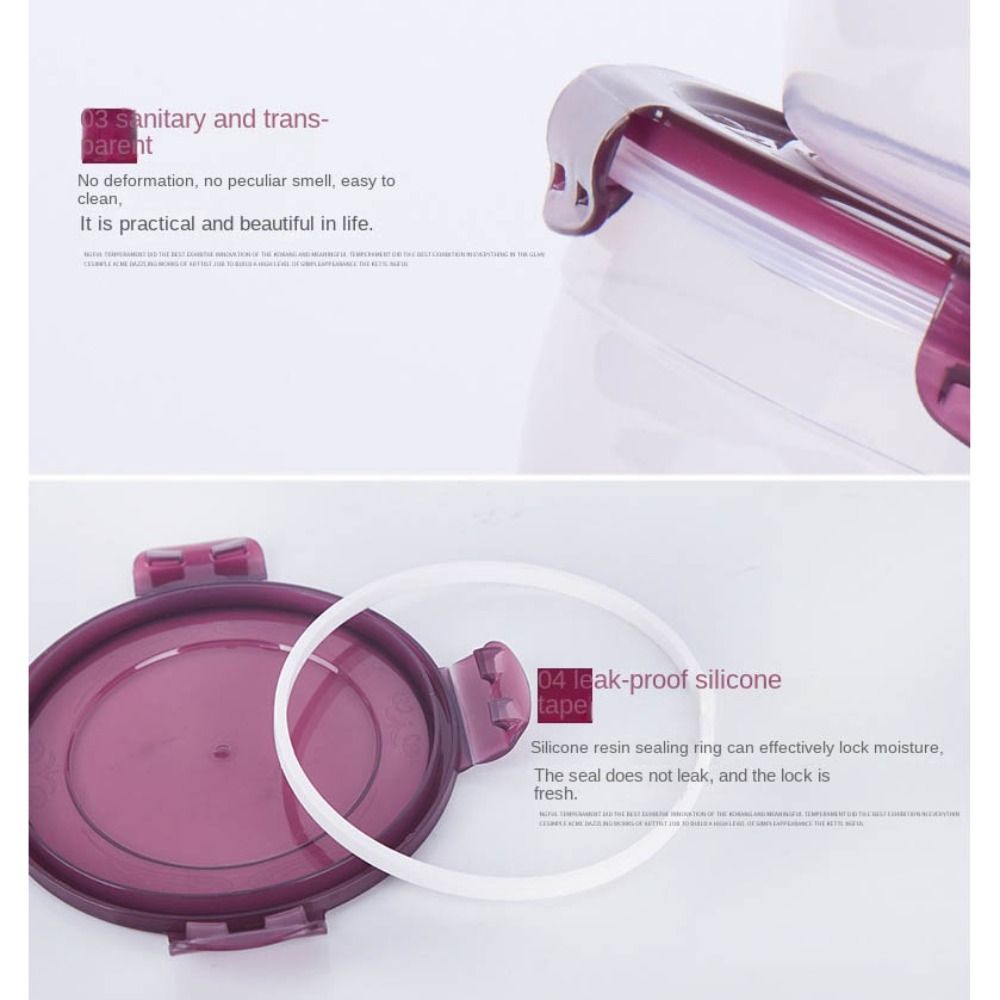1/4개 안전한 플라스틱 원형 보관함 뚜껑이 있는 밀폐 - Meal Prep Glass Containers Oven Safe 리뷰 및 가격