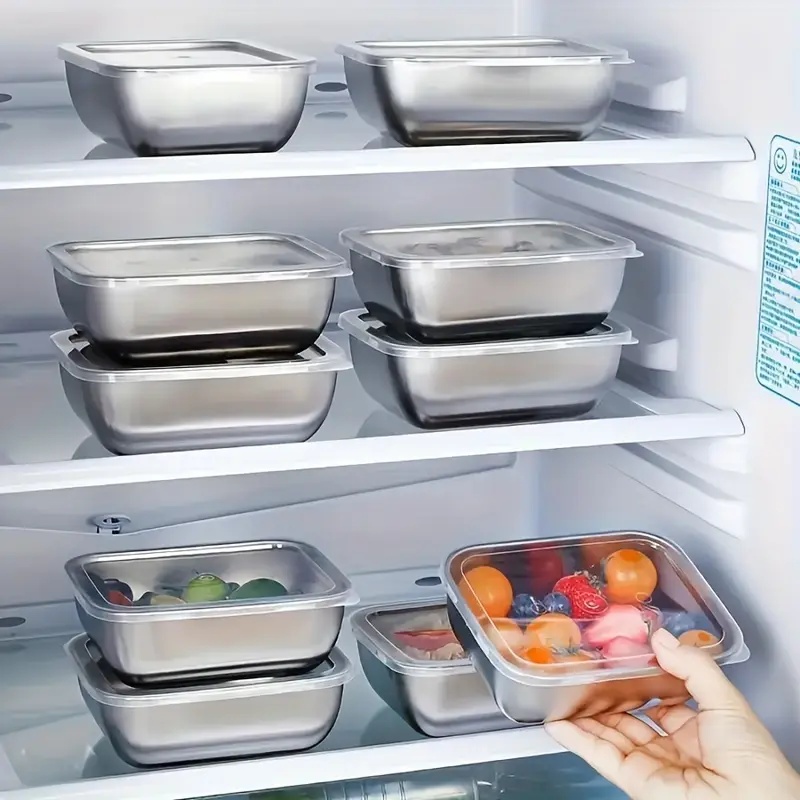 5종 스테인리스 스틸 식품 보관 용기, 냉장고, 도시락 - Meal Prep Ideas 리뷰 및 가격