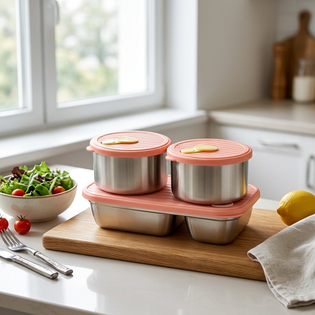 전자레인지 사용 가능 304 스테인리스 도시락 세트 벤 - Meal Prep Kinder 리뷰 및 가격
