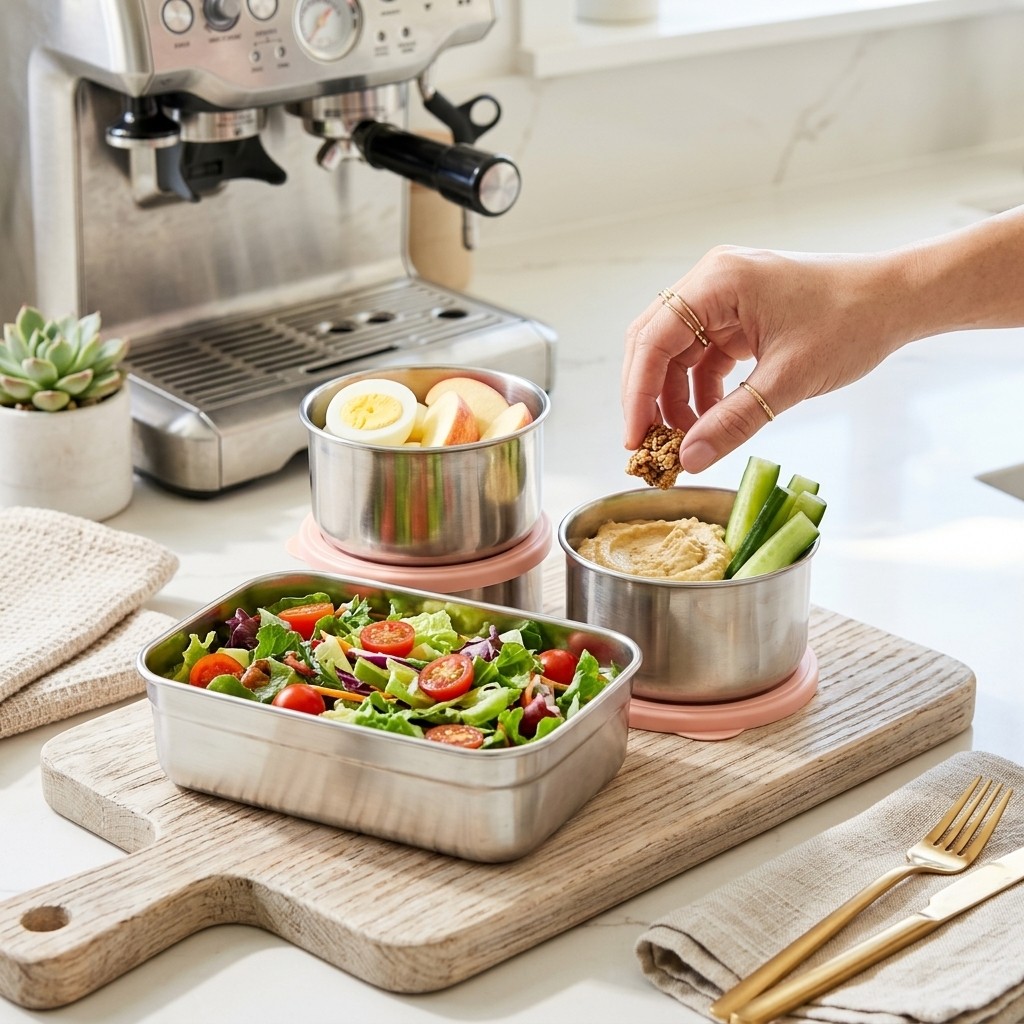 전자레인지 사용 가능 304 스테인리스 도시락 세트 벤 - Meal Prep Kinder 리뷰 및 가격