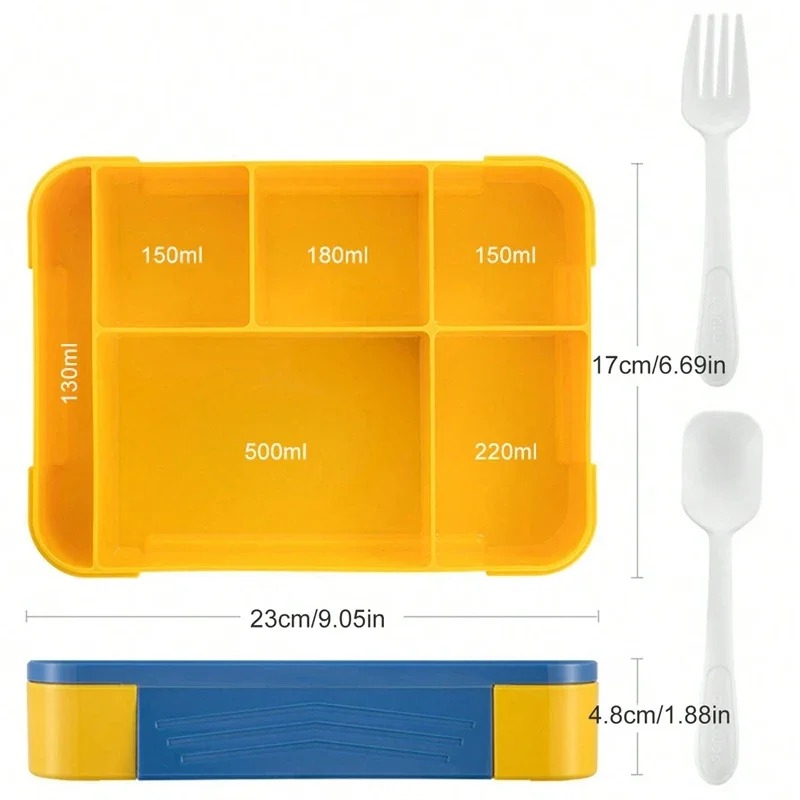 1330ML 벤토 도시락 어린이 성인 유아용 6칸 수납 - Meal Prep Kinder 리뷰 및 가격