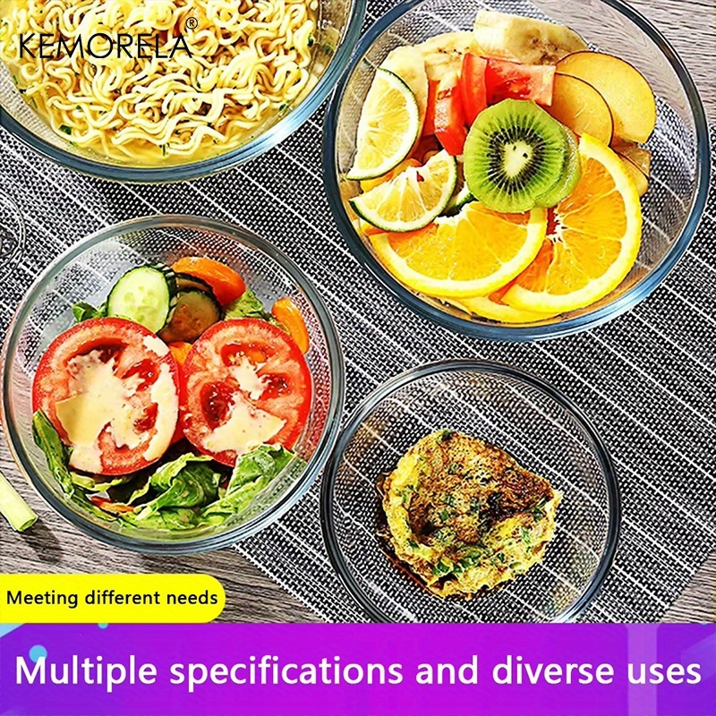 1개 딥 믹싱 볼 - 고강도 유리 샐러드 볼, 식기세척 - Meal Prep Glass Containers Oven Safe 리뷰 및 가격