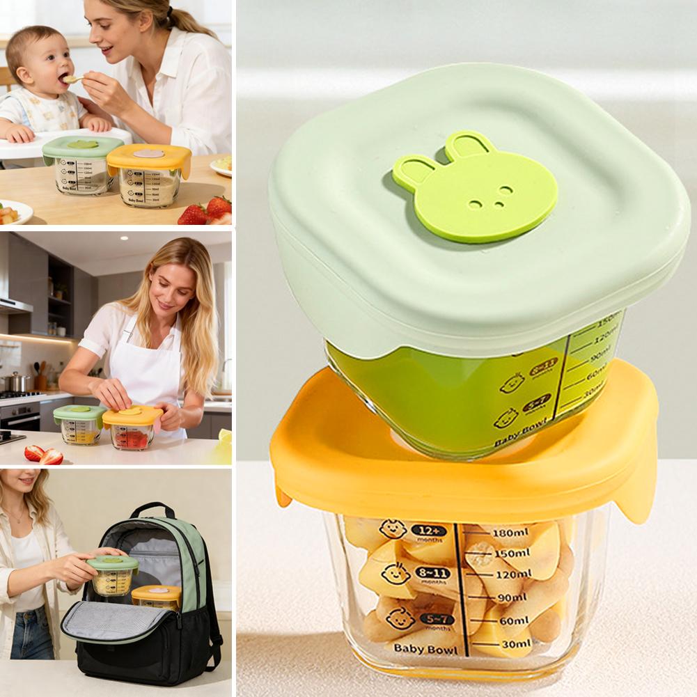 2개 유리 찜기 아기 음식 보관 용기 가열용 계란 커스 - Meal Prep Glass Containers Oven Safe 리뷰 및 가격
