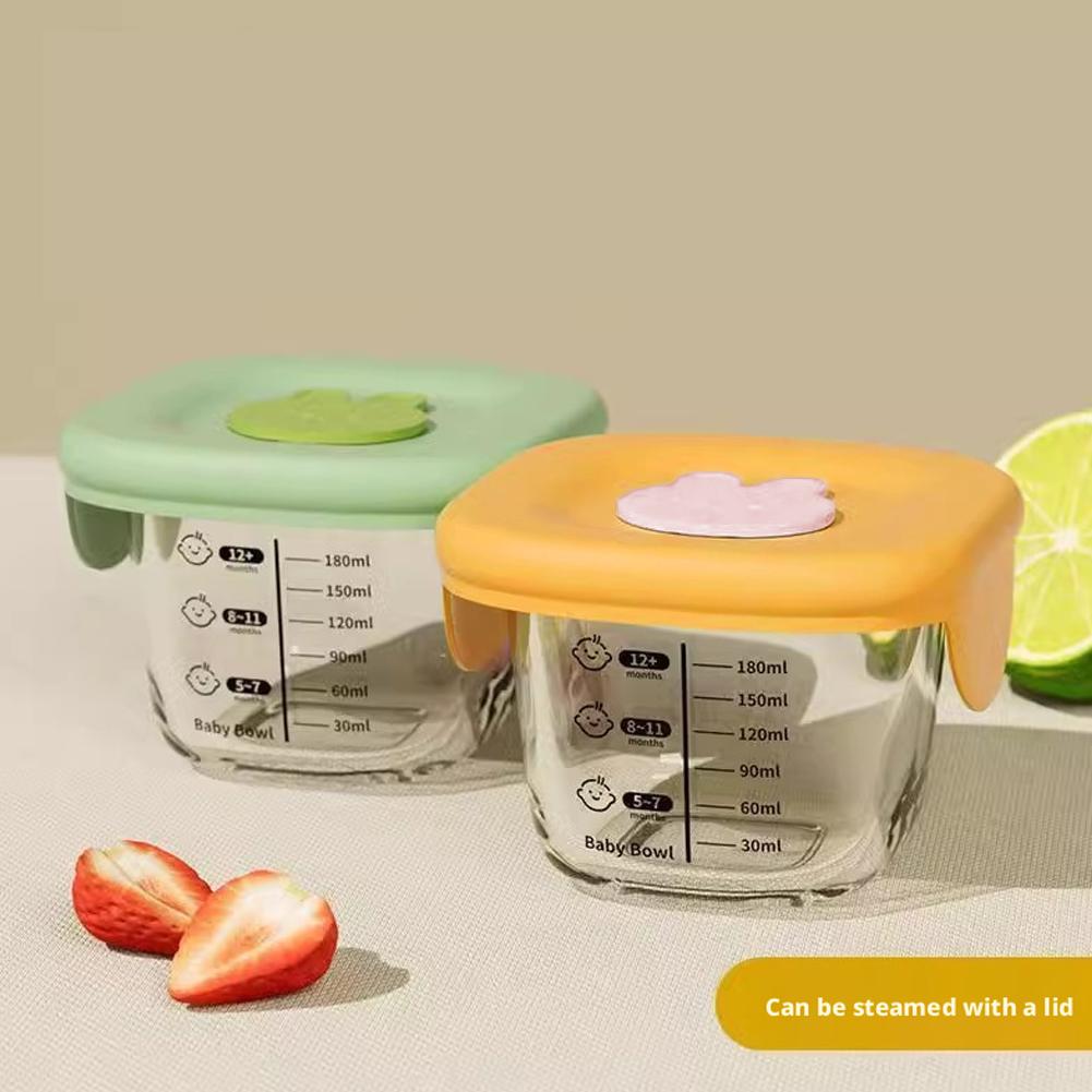 2개 유리 찜기 아기 음식 보관 용기 가열용 계란 커스 - Meal Prep Glass Containers Oven Safe 리뷰 및 가격