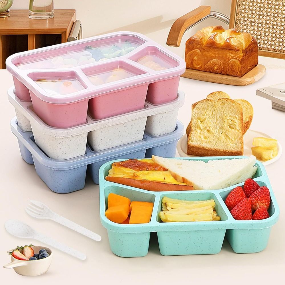 재사용 가능한 뚜껑 쌓을 수 있는 어린이 도시락 상자, - Meal Prep Kinder 리뷰 및 가격