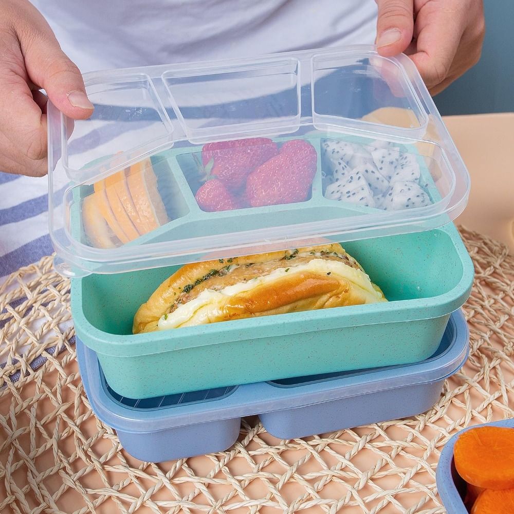 재사용 가능한 뚜껑 쌓을 수 있는 어린이 도시락 상자, - Meal Prep Kinder 리뷰 및 가격