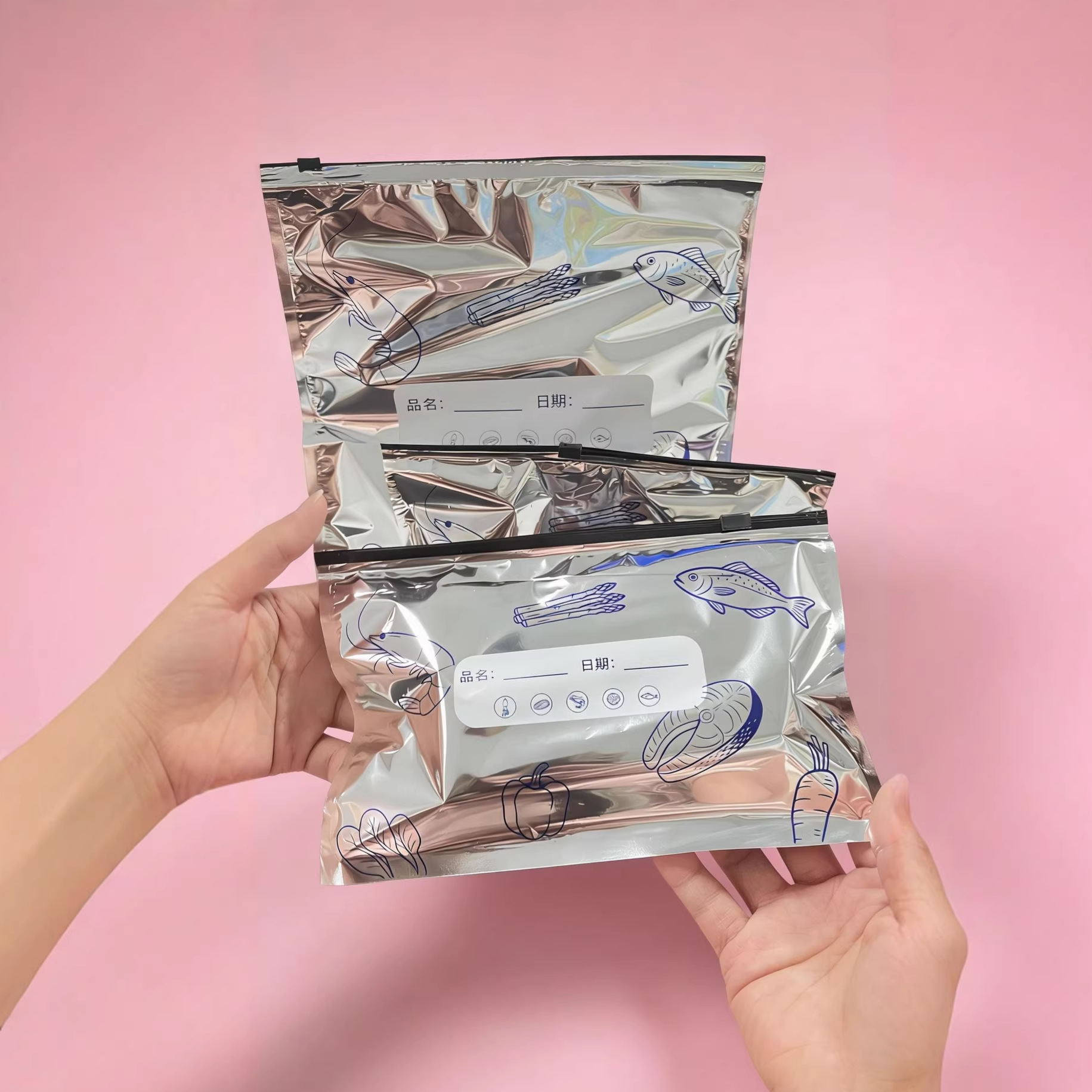대량 48개 실버 주방 보관 가방 – 밀봉 지퍼가 있는 - Meal Prep List 리뷰 및 가격