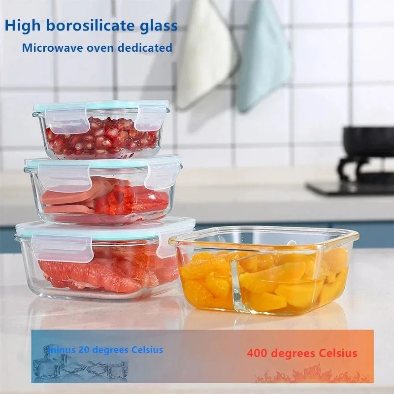 유리 신선도 유지 용기 고붕규산염 내열 전자레인지 도시 - Meal Prep Glass Containers Oven Safe 리뷰 및 가격