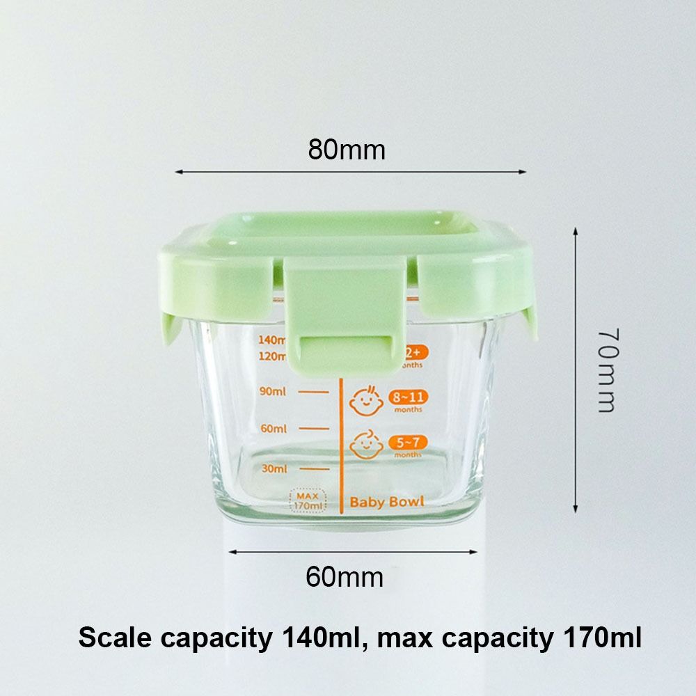 새로운 170ml 식품 보관 용기 냉동 및 전자레인지  - Meal Prep Glass Containers Oven Safe 리뷰 및 가격