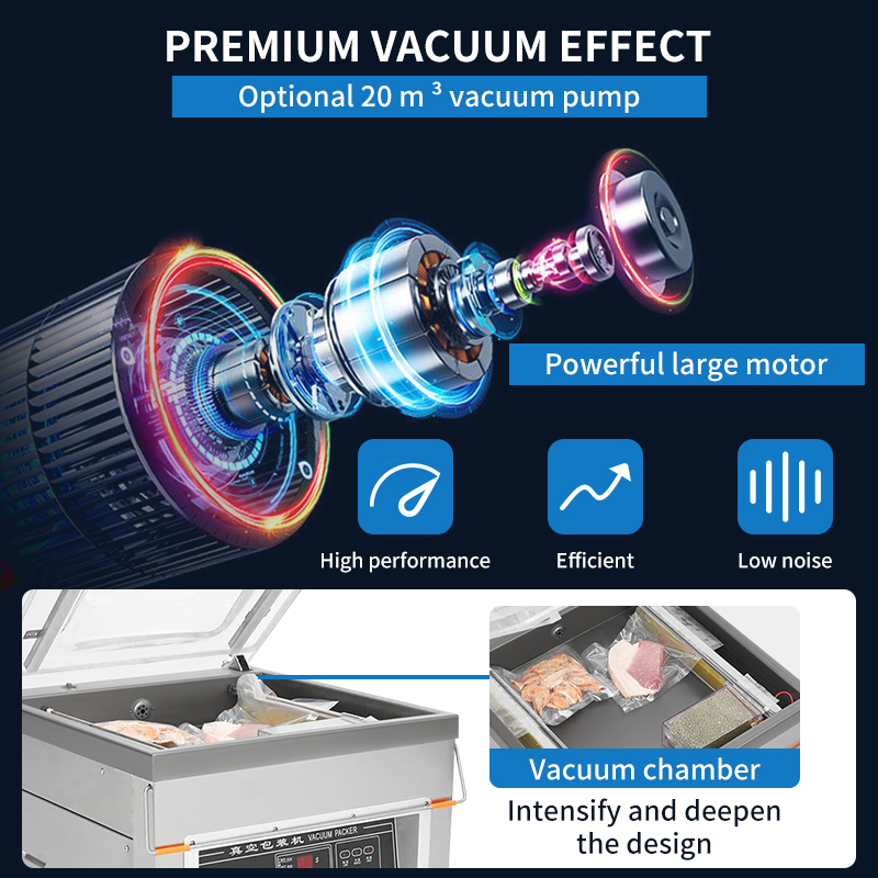 DZ-500 수직형 단일 챔버 식품 진공 포장기 반자동 - Meal Prep Vacuum Sealer 리뷰 및 가격
