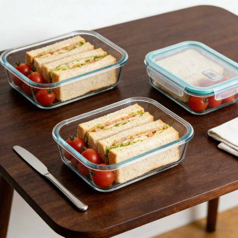 고붕규산 유리 도시락 전자레인지 가열 가능 밀폐형 벤토 - Meal Prep Glass Containers Oven Safe 리뷰 및 가격
