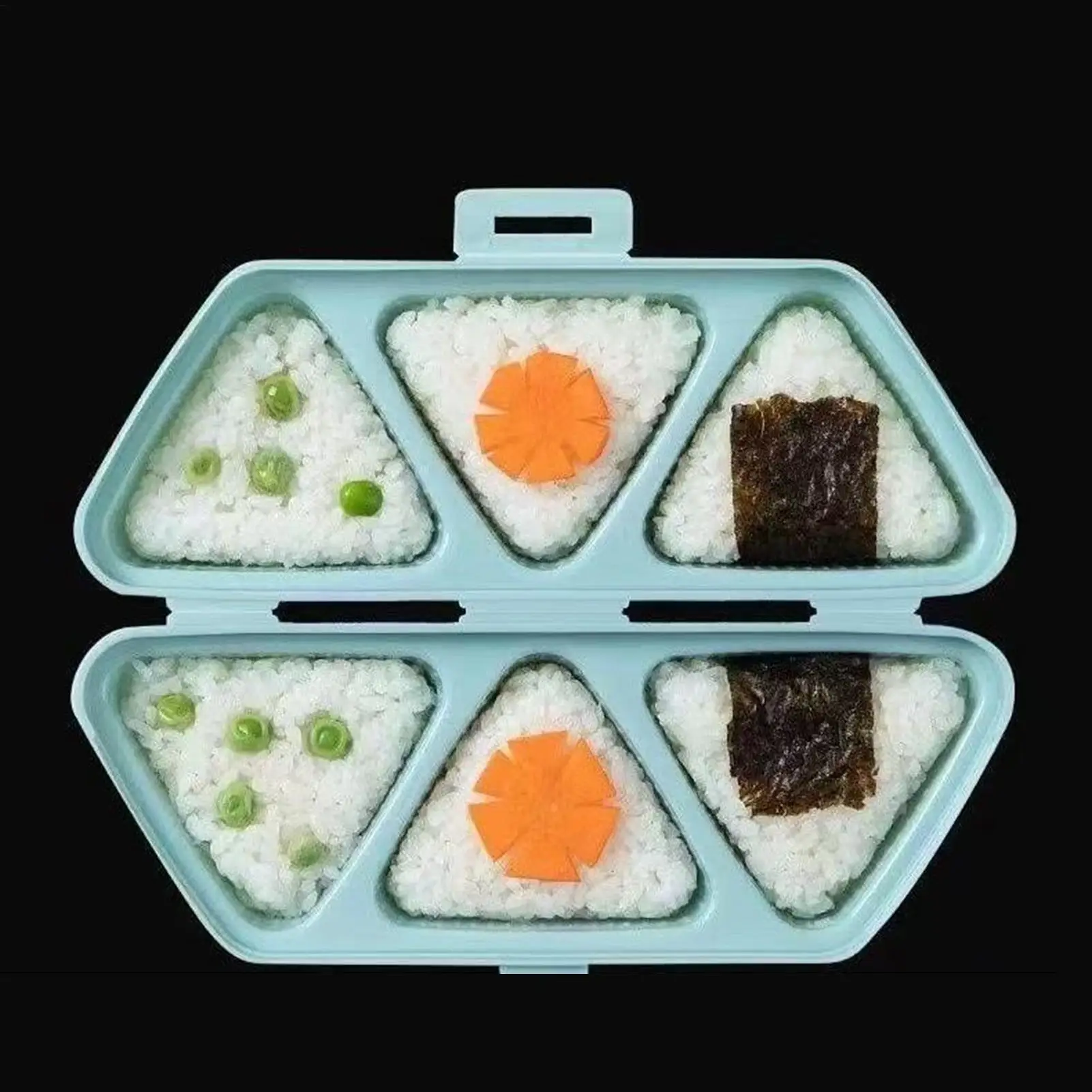 초밥 성형기 6구 삼각 김밥 오니기리 틀 도시락 도구  - Meal Prep With Rice 리뷰 및 가격